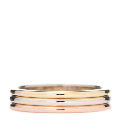 Cartier 18K Pink White Yellow Gold 3.5mm Vendome Louis Cartier Wedding Band Ring 48 4.5 3 of 5