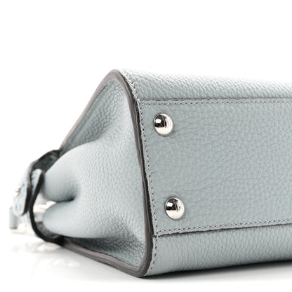 Fendi Cuoio Roma Sellerissima Nappa Sintetica Tape Stitch Mini Peekaboo Iconic Satchel Anice 9 of 10