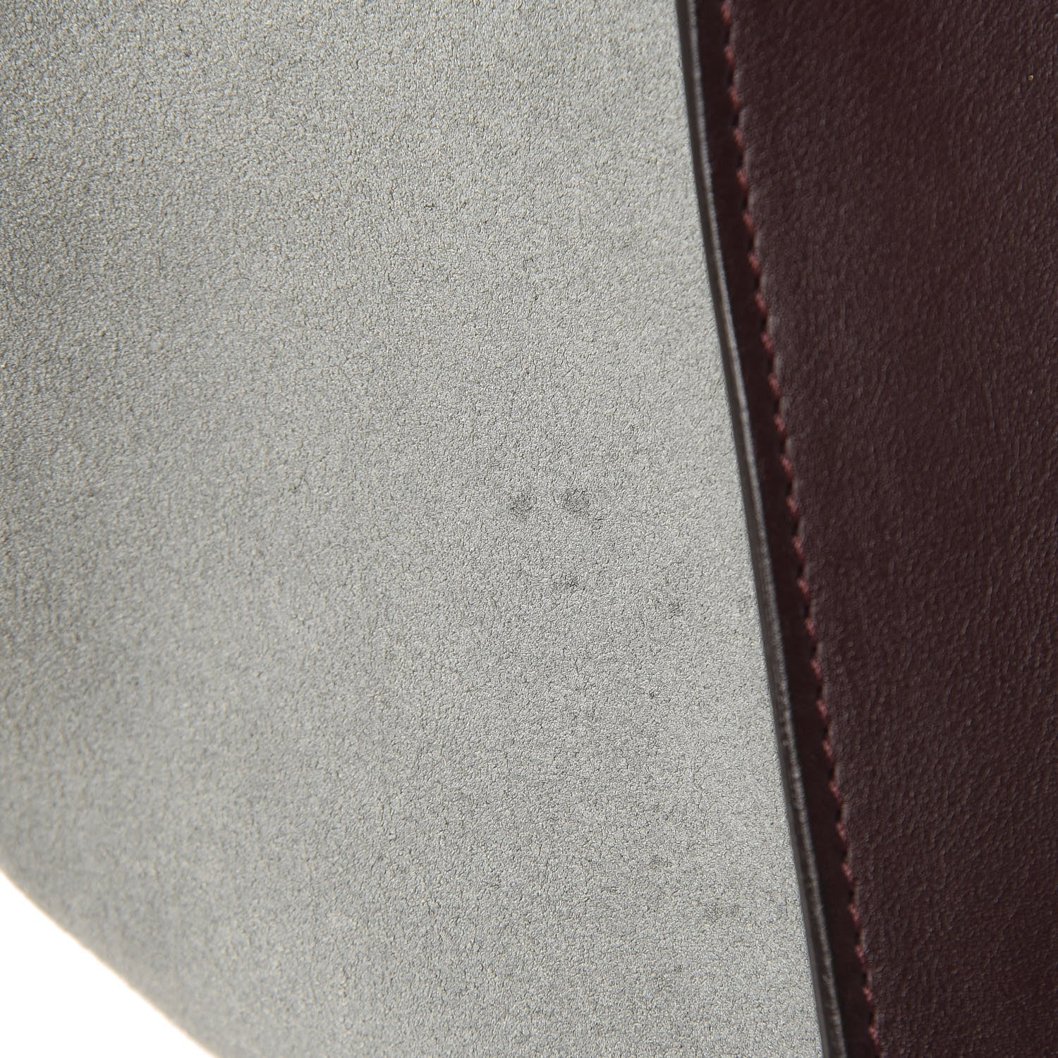 Celine Smooth Calfskin Suede Medium Tri-Color Trapeze Dark Grey 10 of 13