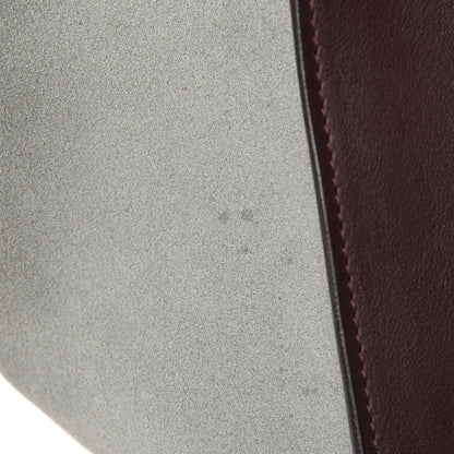 Celine Smooth Calfskin Suede Medium Tri-Color Trapeze Dark Grey 10 of 13