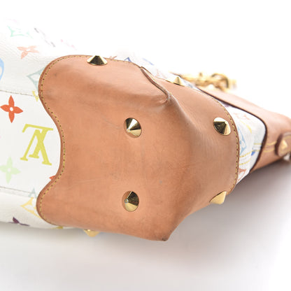 Louis Vuitton Monogram Multicolor Judy MM White 9 of 9