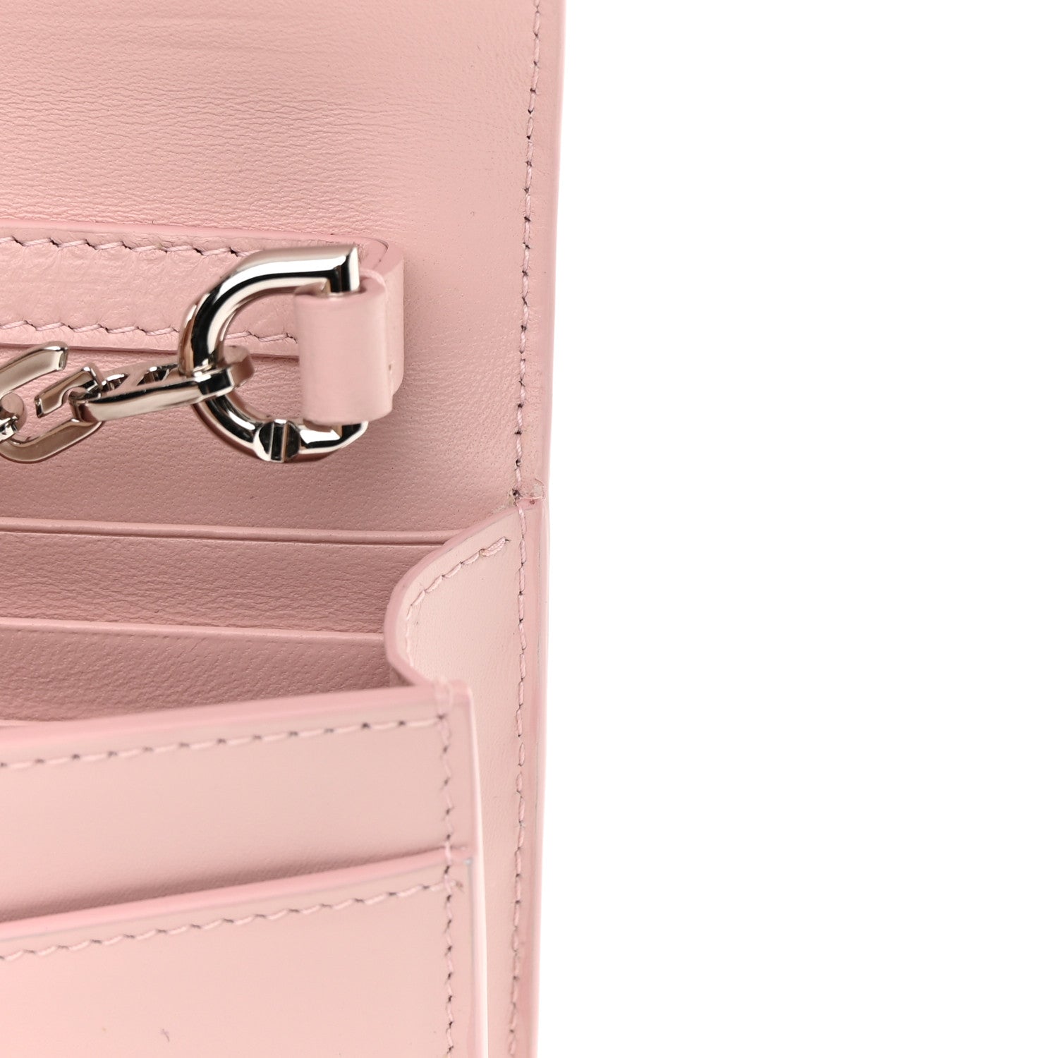 Givenchy Box Calfskin 4G Wallet on Chain Pale Pink 11 of 15