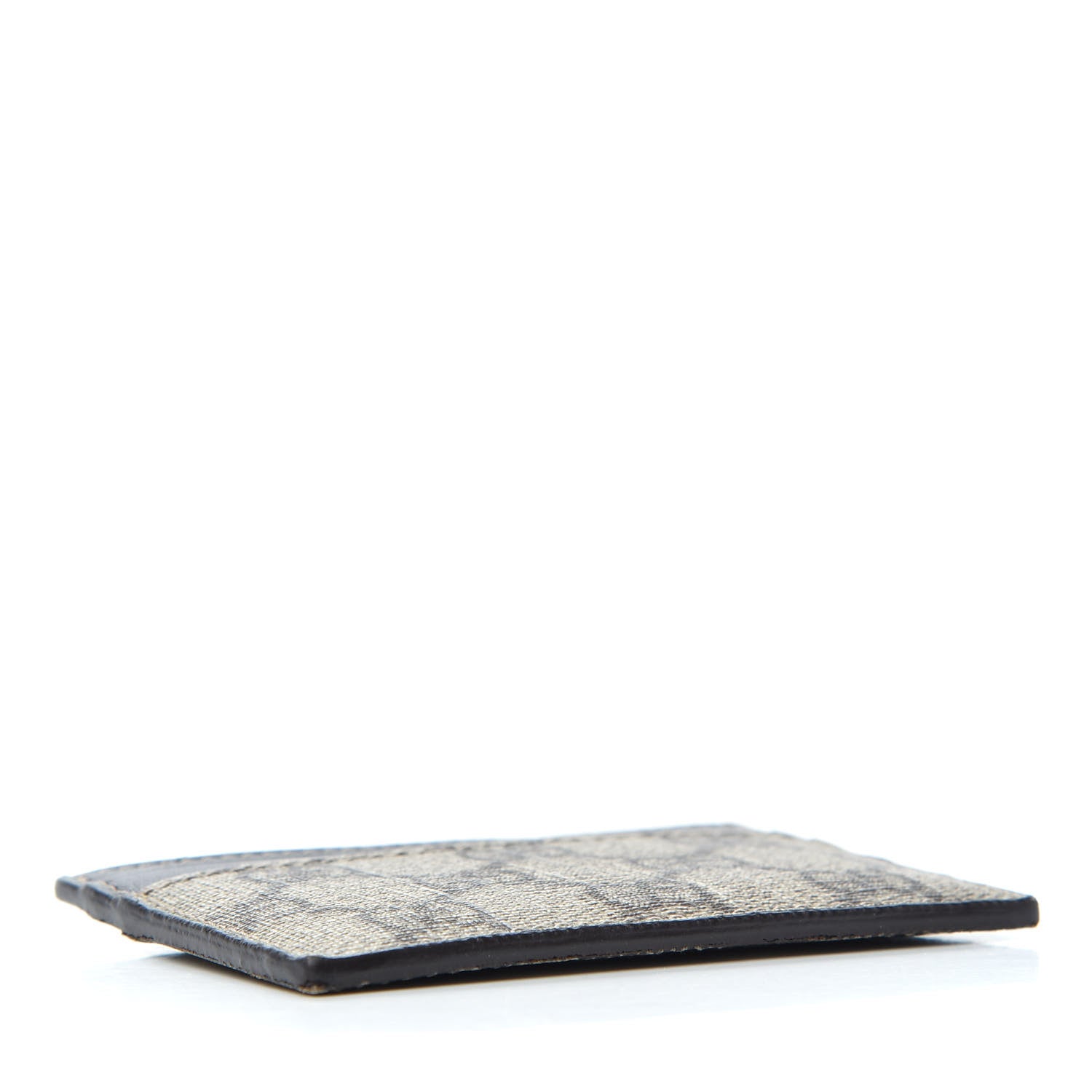 Gucci GG Supreme Monogram Card Case Dark Brown 4 of 5