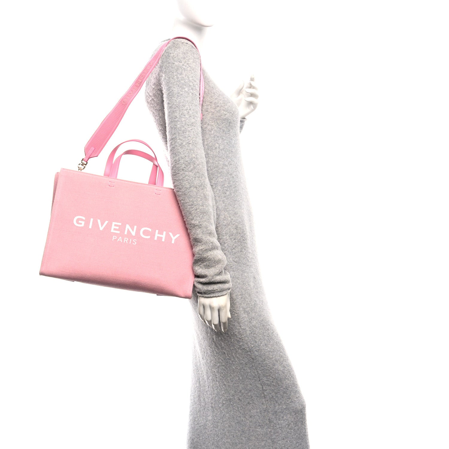 Givenchy Canvas Medium G-Tote Bright Pink 2 of 9