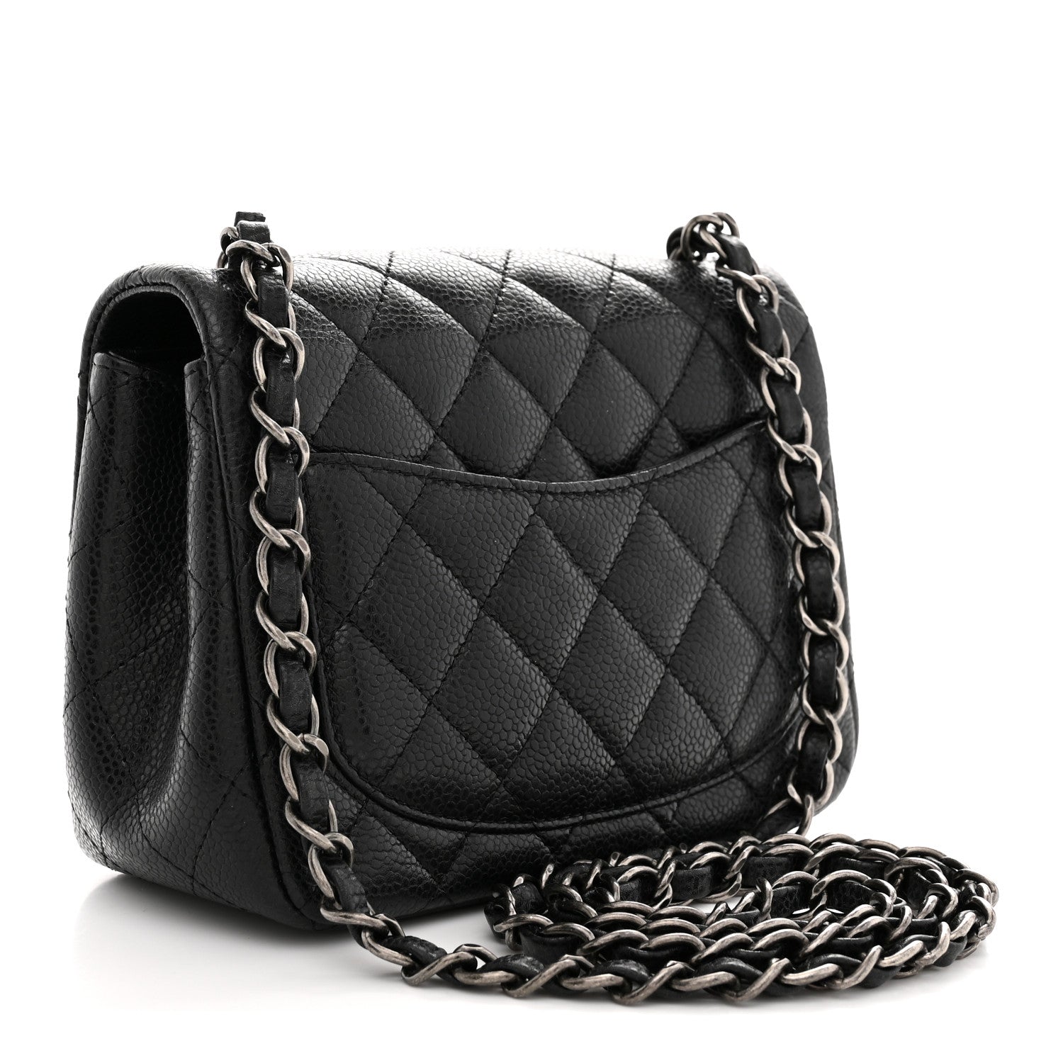 Chanel Caviar Quilted Mini Square Flap Black 3 of 10