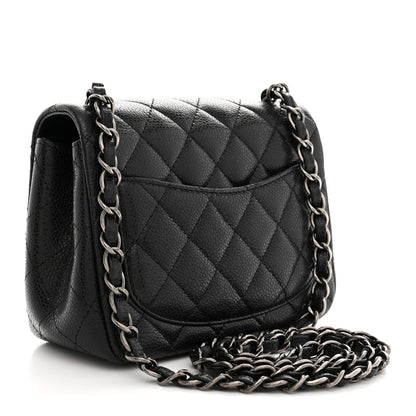 Chanel Caviar Quilted Mini Square Flap Black 3 of 10