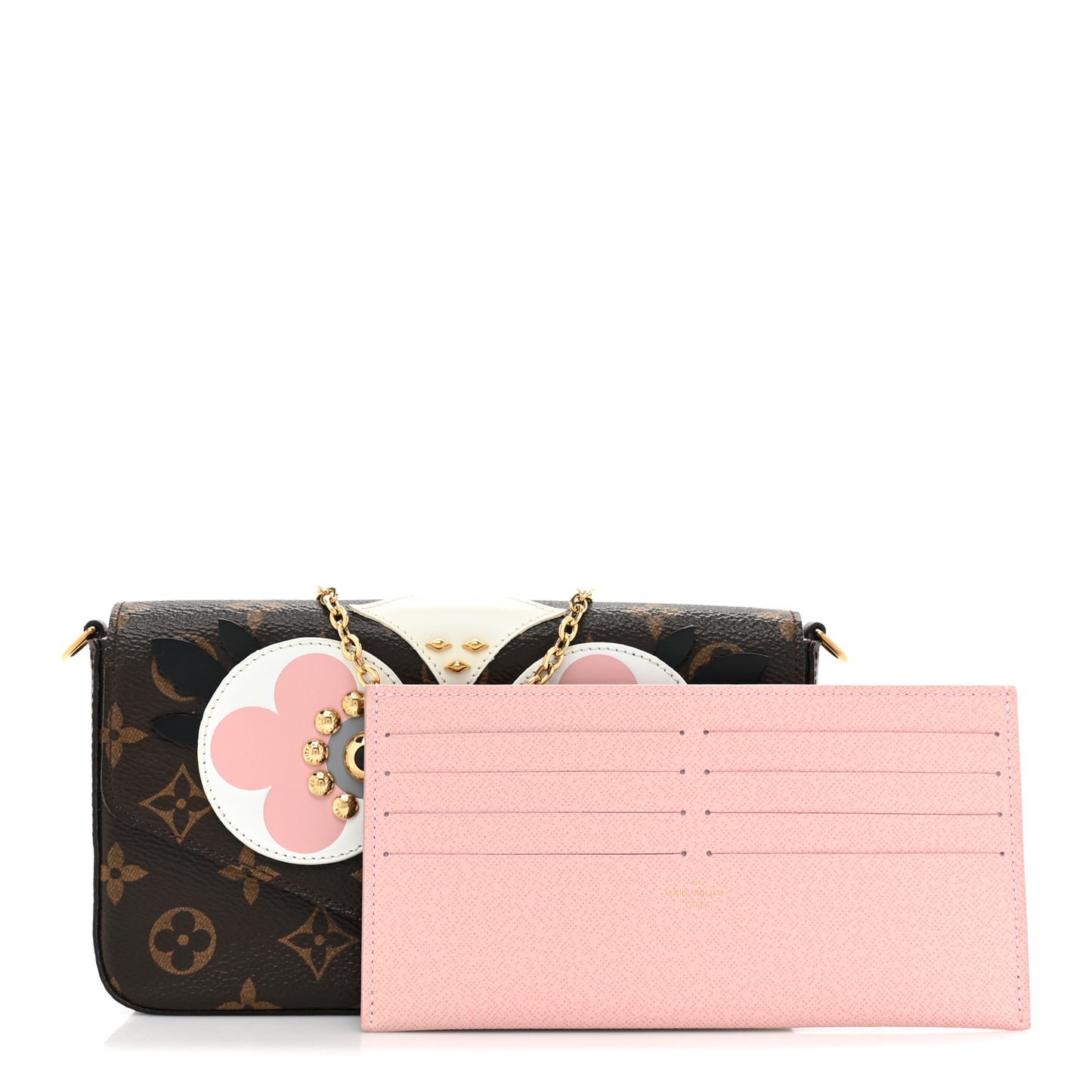 Monogram Lovely Birds Pochette Felicie Chain Wallet