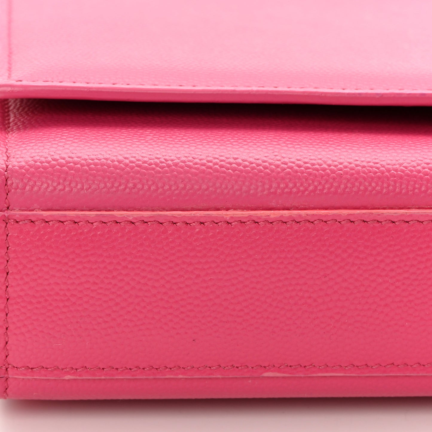 Grain De Poudre Medium Monogram Kate Satchel Lipstick Fuchsia