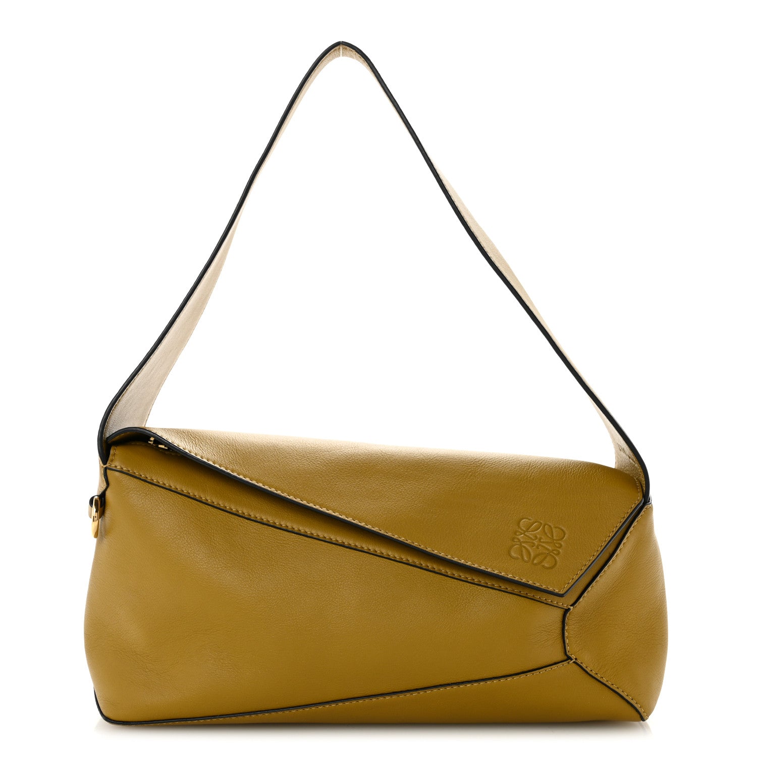 Loewe Calfskin Puzzle Hobo Ochre 1 of 10