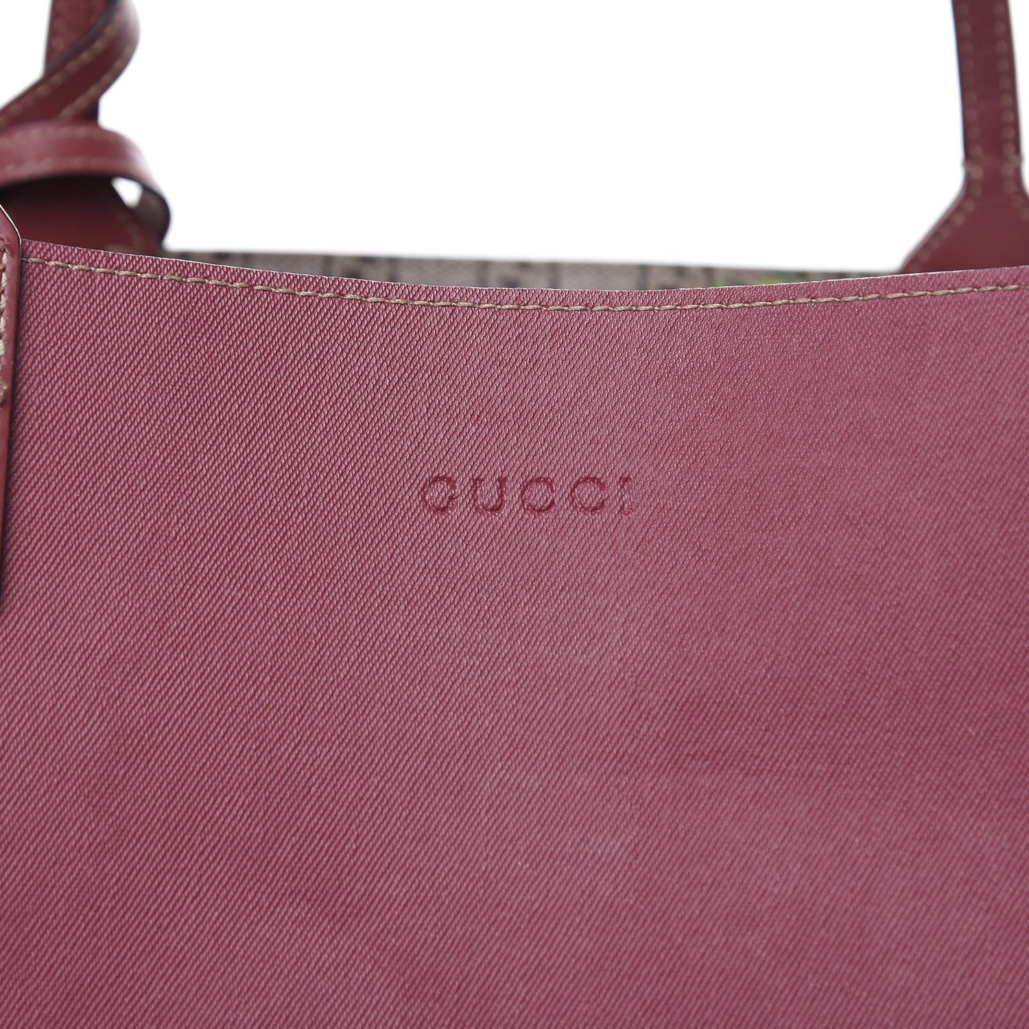 Gucci GG Supreme Monogram Blooms Medium Reversible Tote Beige Multicolor Dry Rose 16 of 16