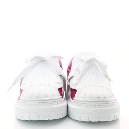 Christian Dior Reflective Fabric Shaded Dior-ID Platform Sneakers 38.5 Raspberry 2 of 8