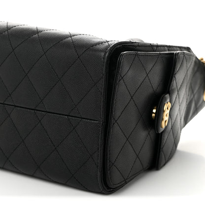 Chanel Caviar Quilted Small Chanel 25 Handbag Black 10 of 10