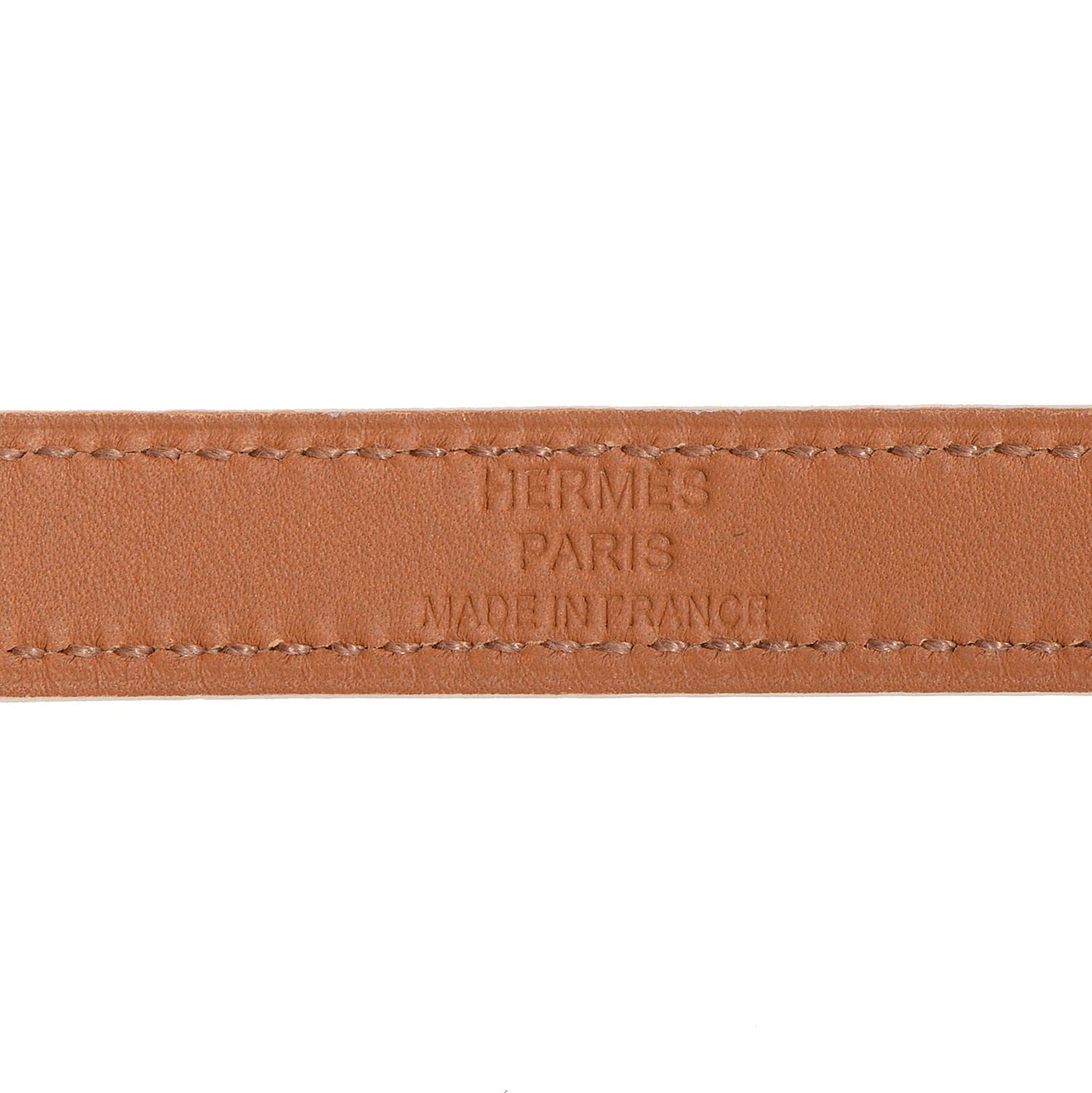 Epsom Kelly Double Tour Bracelet XS White