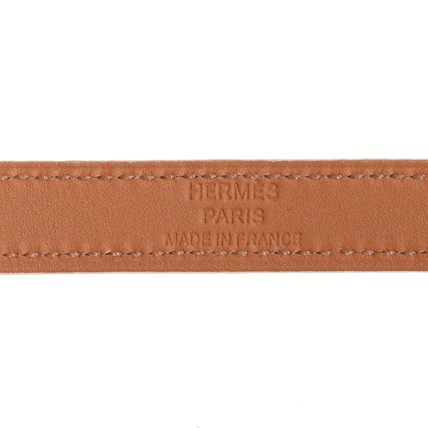 Hermes Epsom Kelly Double Tour Bracelet XS White 6 of 8