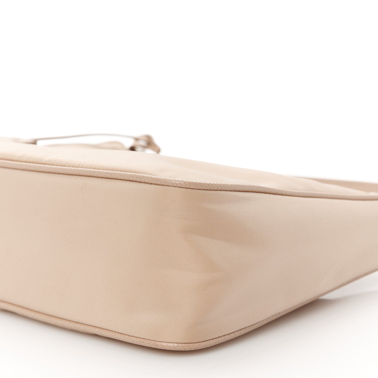 Re-Nylon Saffiano Mini Re-Edition 2005 Bag Cammeo