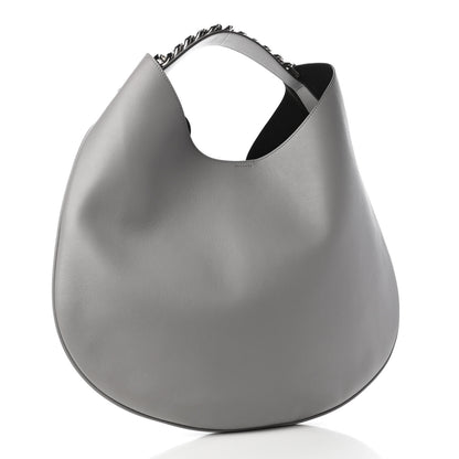 Givenchy Calfskin Medium Infinity Hobo Bag Pearl Grey 3 of 9