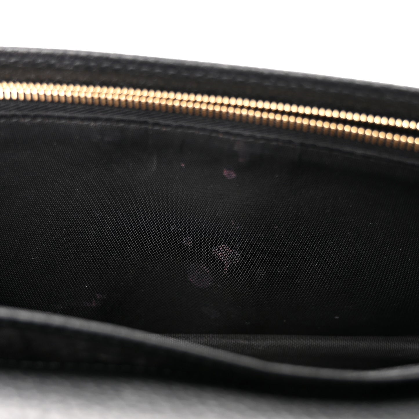 Calfskin Mini GG Marmont Chain Wallet Black