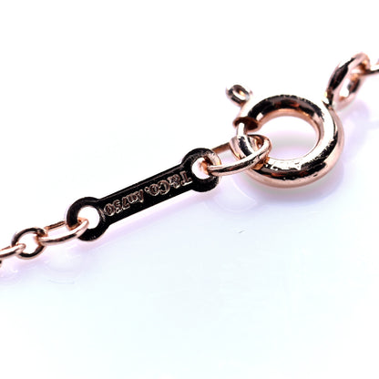 Tiffany 18K Rose Gold Diamond Double Loving Heart Bracelet 6 of 6