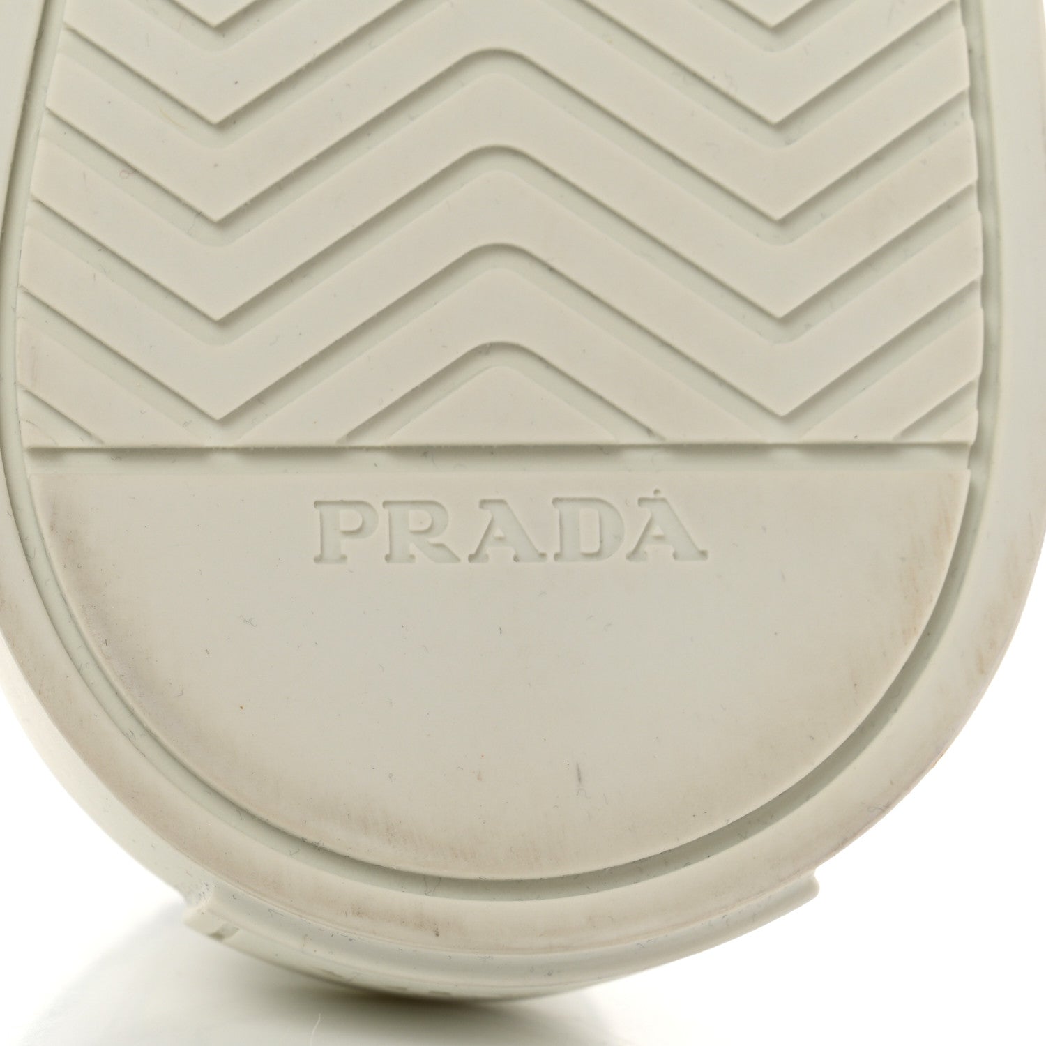 Prada Gabardine Triangle Logo Wheel 35mm Sneakers 35.5 White 6 of 9