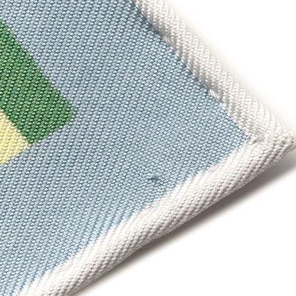Hermes Silk Voitures en Equilibre Scarf 45 Vert Amande Bleu Glacier Jaune 5 of 5