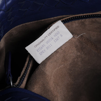 Bottega Veneta Nappa Intrecciato Bucket Bag Sapphire 7 of 8