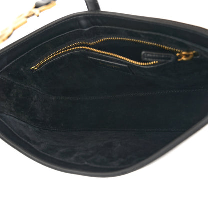 Saint Laurent Smooth Calfskin Le 5 A 7 Hobo Black 5 of 11