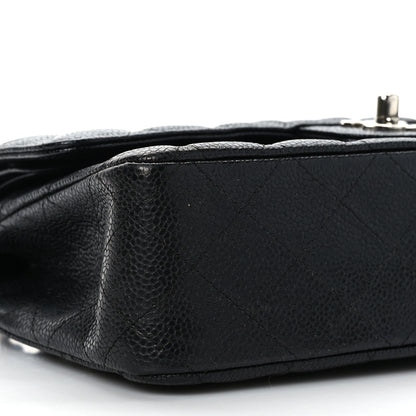 Chanel Caviar Quilted Medium Double Flap Black 8 of 9