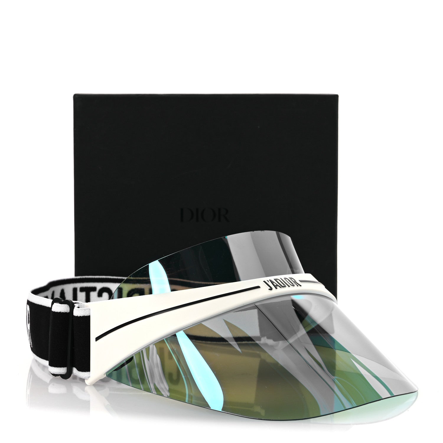Christian Dior Mirrored DiorClub1 Sun Visor Blue 10 of 10