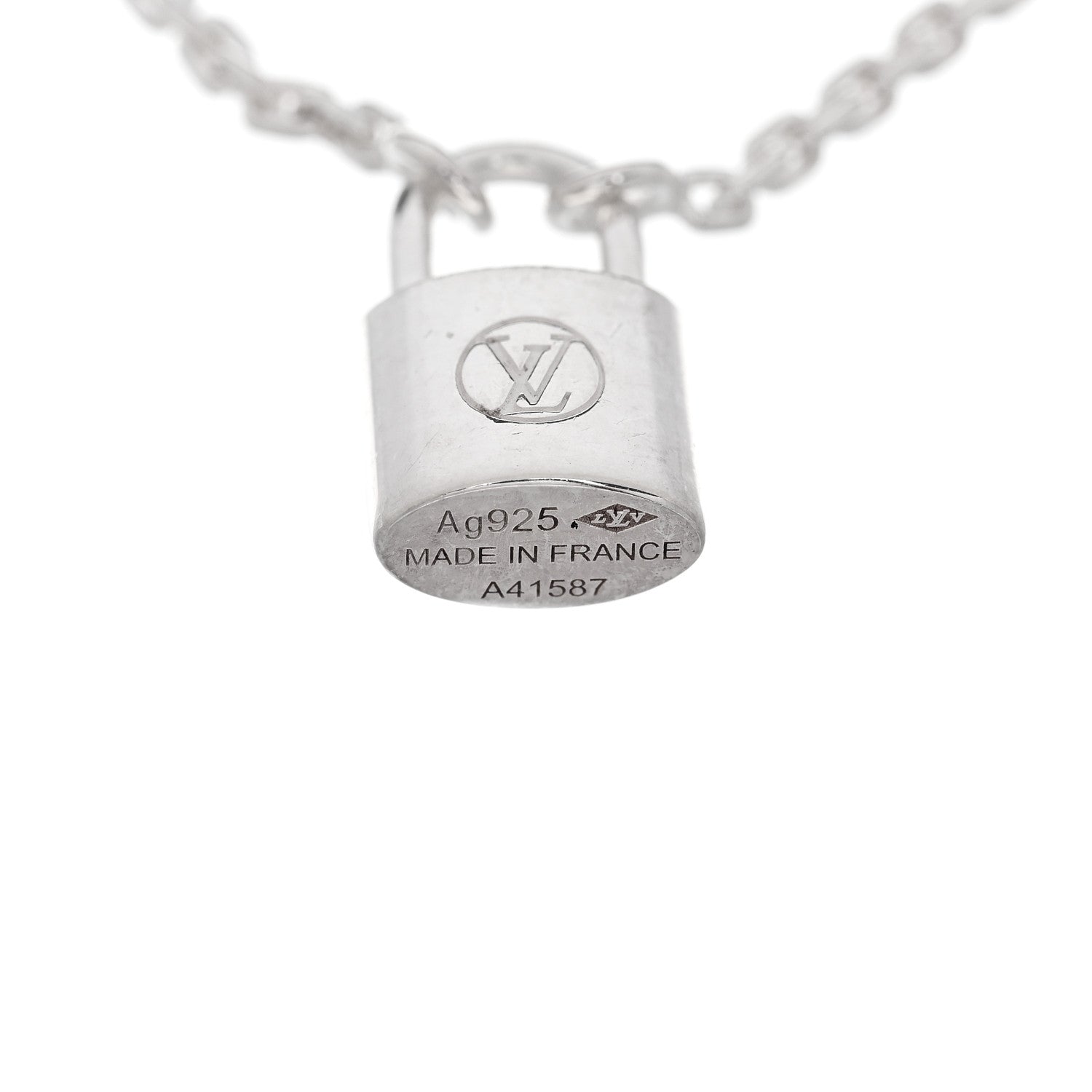 Louis Vuitton Sterling Silver Lockit Bracelet 3 of 4