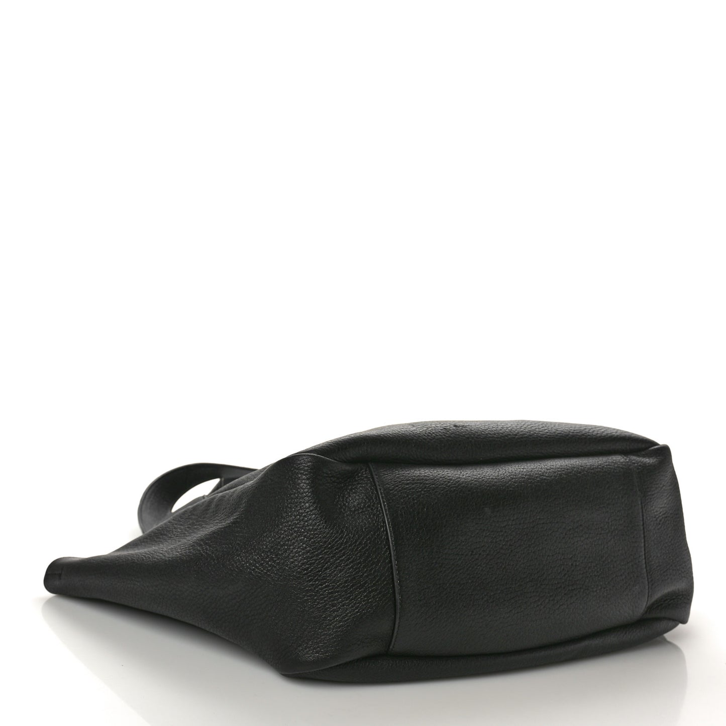 Grained Deerskin Bea Tote Black