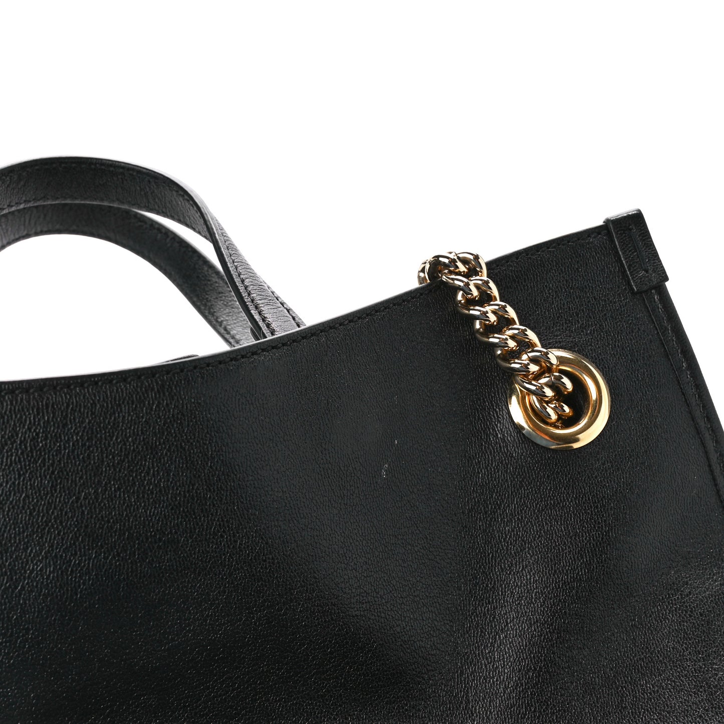 New Sakai Calfskin Lux Medium Horsebit 1955 Tote Bag Black