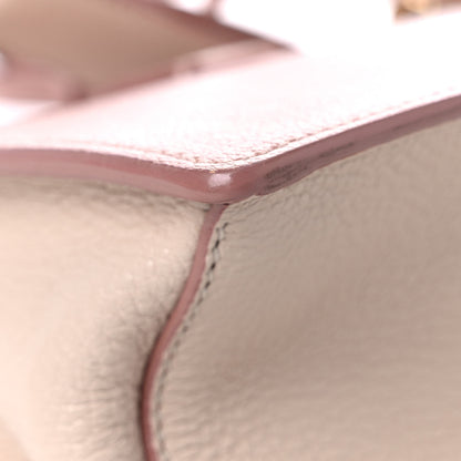 Miu Miu Goatskin Madras Mini Top Handle Bag Orchidea Gemma 9 of 18