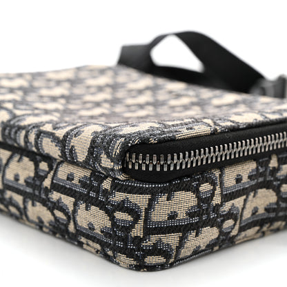 Christian Dior Oblique Pouch Navy Blue 10 of 11
