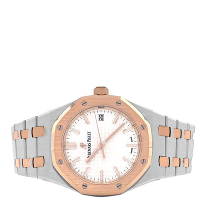 Audemars Piguet Stainless Steel 18K Rose Gold 34mm Royal Oak Automatic Watch 77350SR.OO.1261SR.01 2 of 5