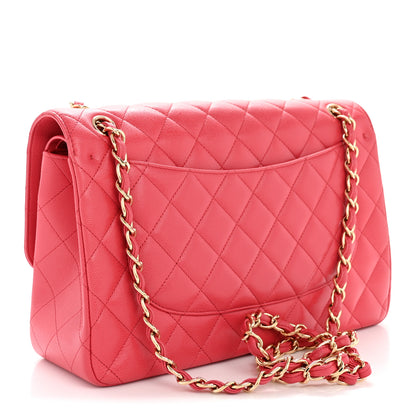 Chanel Caviar Quilted Jumbo Double Flap Dark Pink 3 of 11