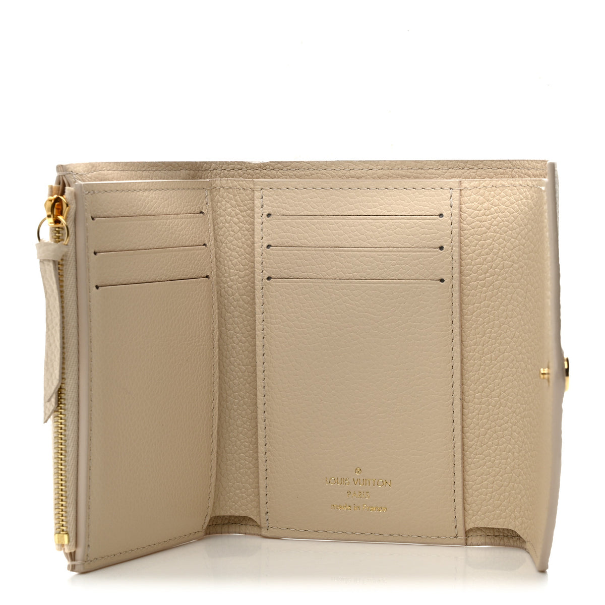 Louis Vuitton Empreinte Monogram Giant Victorine Wallet Creme Bois De Rose 5 of 7