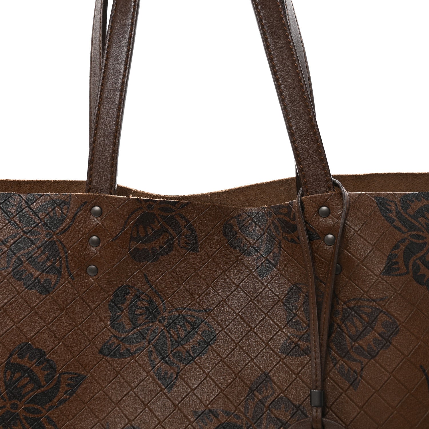 Bottega Veneta Nappa Intrecciato Butterfly Tote Brown 7 of 9