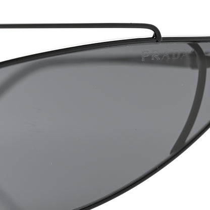 Prada Cat Eye Sunglasses SPR 63U Black 7 of 8