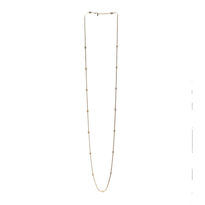 Chanel Metal CC Long Chain Necklace Gold 3 of 6