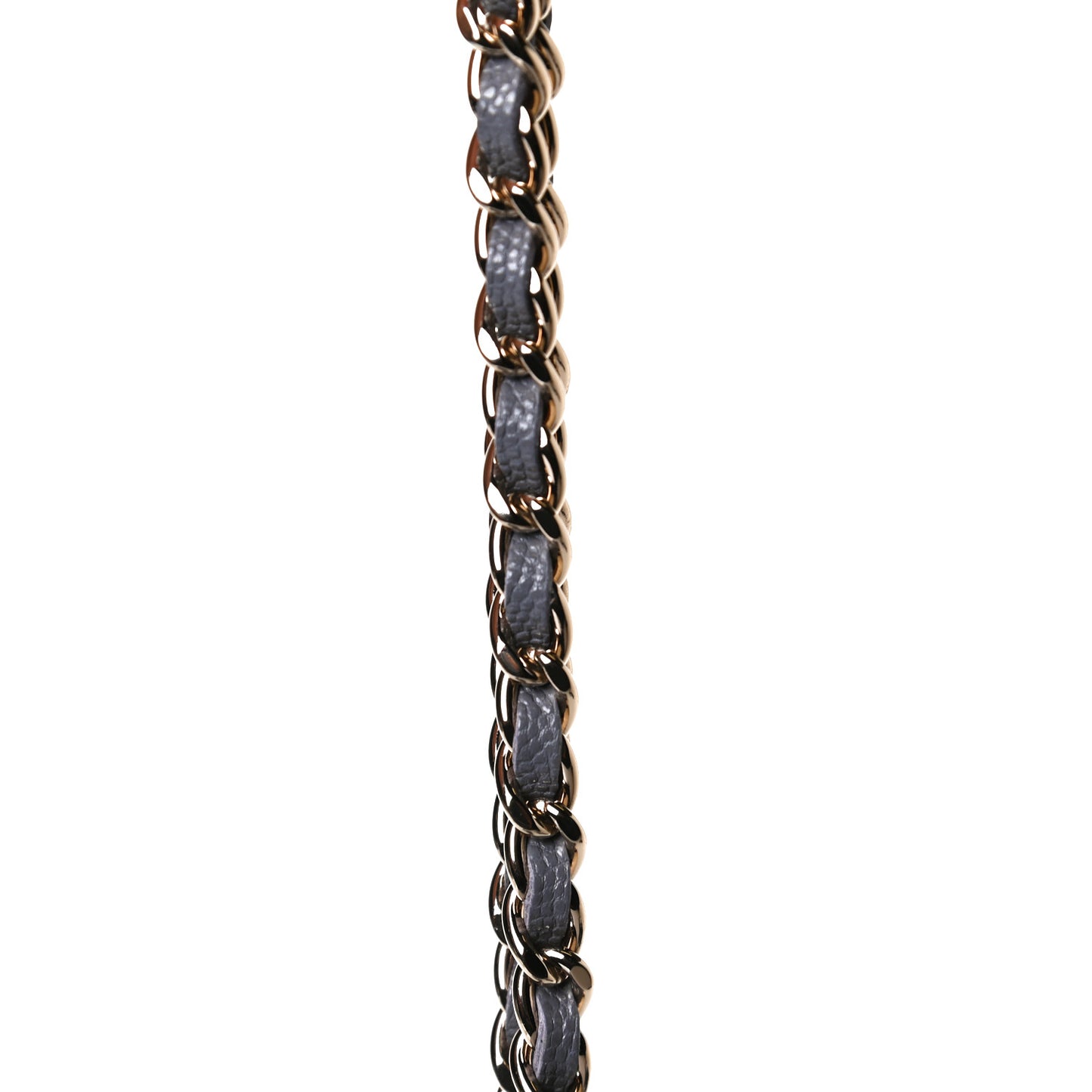 Caviar Quilted French New Wave Chain CC Wallet On Chain WOC Grey