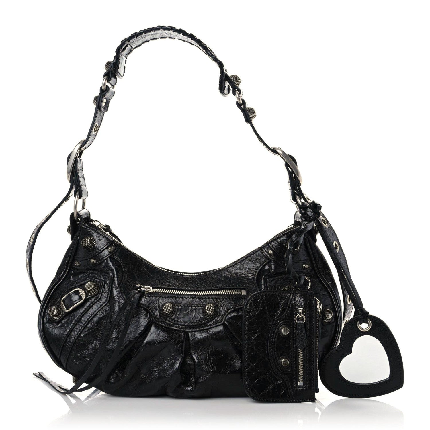 Balenciaga Agneau Arena Small Le Cagole Shoulder Bag Black 1 of 8