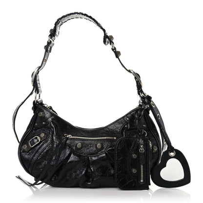 Balenciaga Agneau Arena Small Le Cagole Shoulder Bag Black 1 of 8