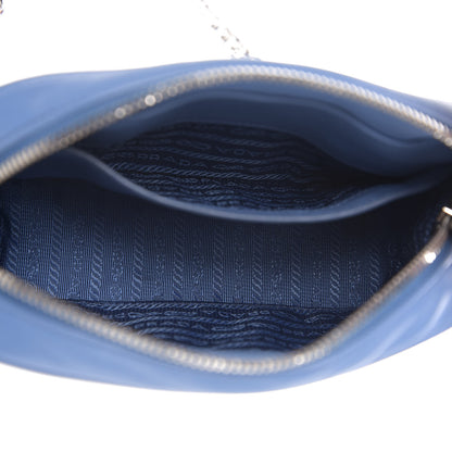 Prada Soft Calfskin Diagramme Crossbody Bag Mare 4 of 9