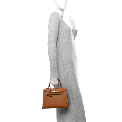 Hermes Epsom Kelly Sellier 25 Gold 2 of 12