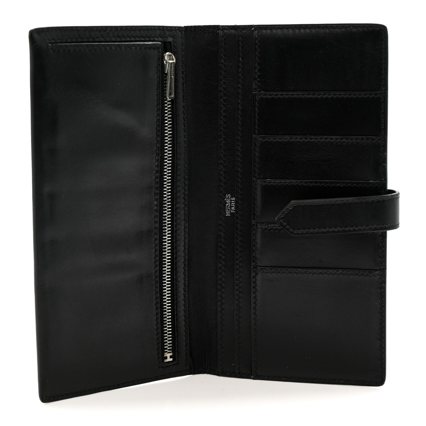 Box Bearn Gusset Wallet Black