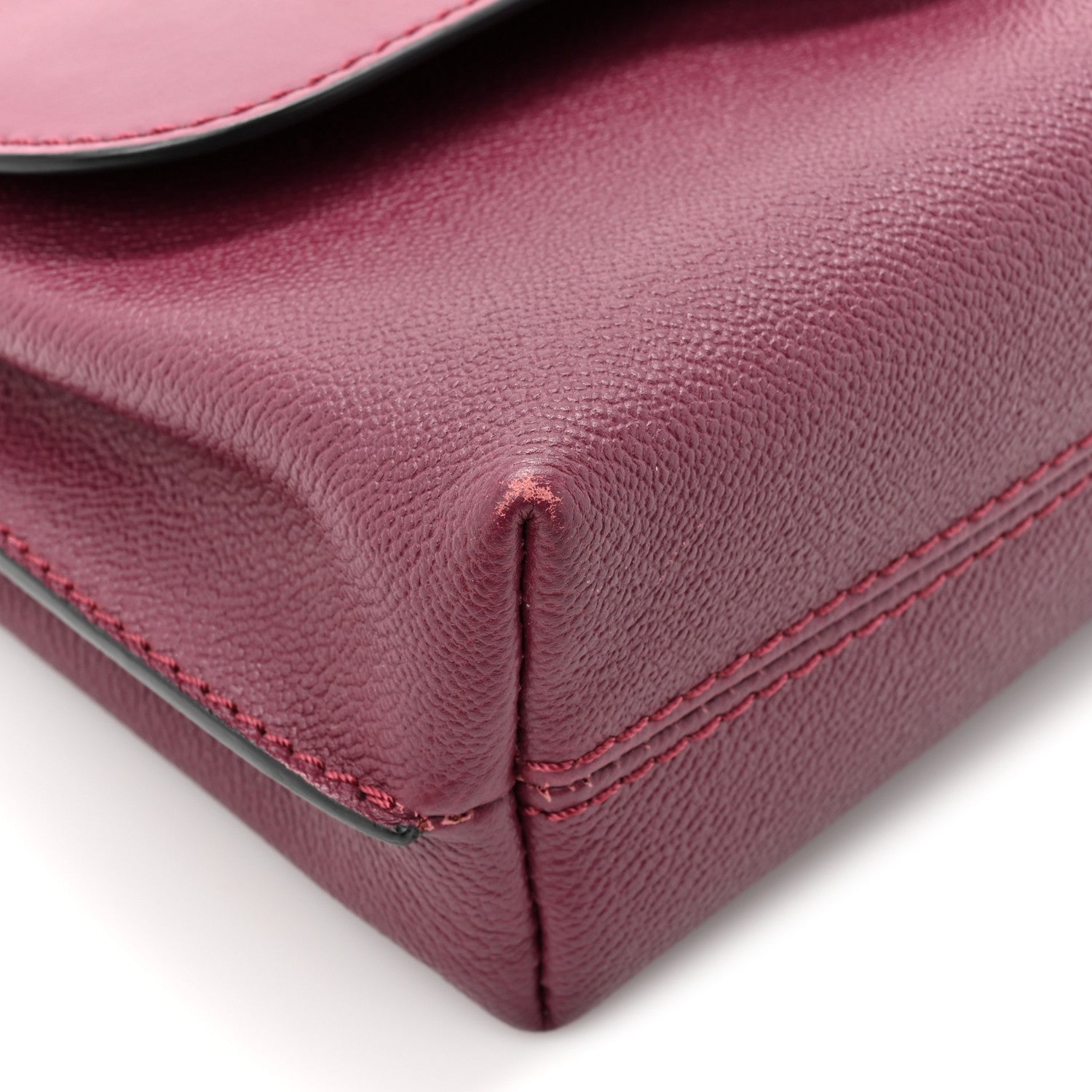 Burberry Soft Grain Calfskin Small Medley Crossbody Dark Plum