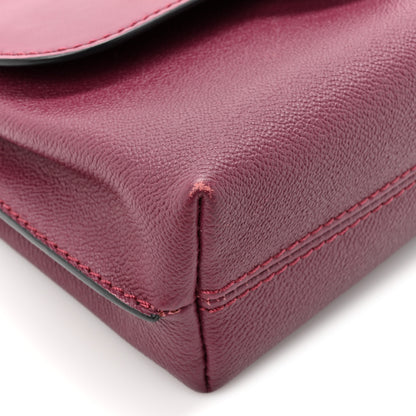 Burberry Soft Grain Calfskin Small Medley Crossbody Dark Plum 9 of 13
