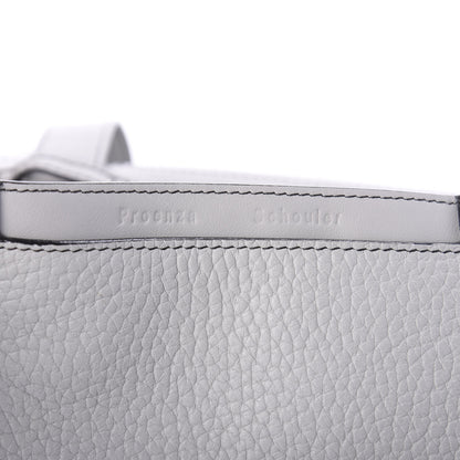 Proenza Schouler Pebbled Calfskin Small PS Courier Backpack Heather Grey 5 of 8