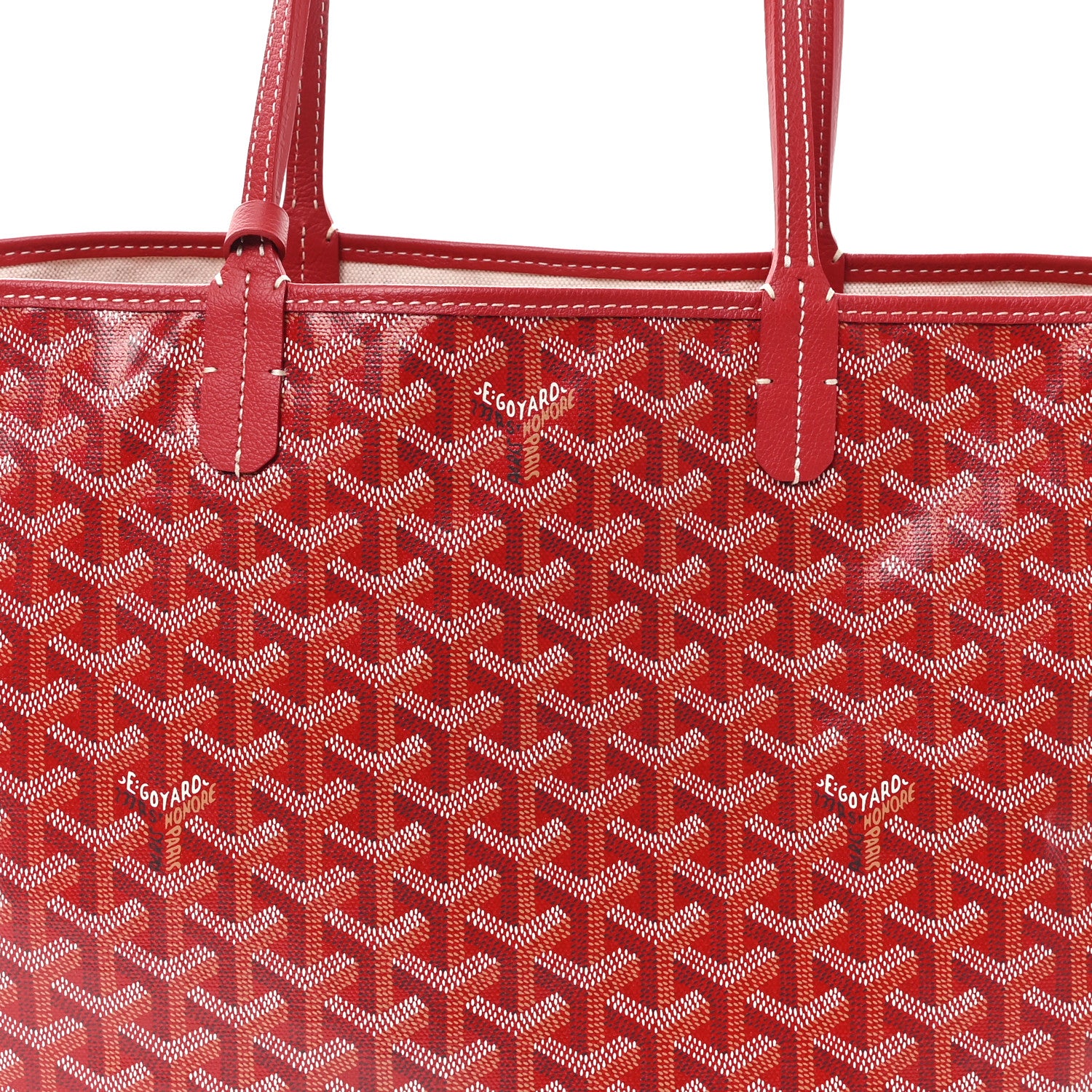 Goyard Goyardine Saint Louis PM Red 9 of 11