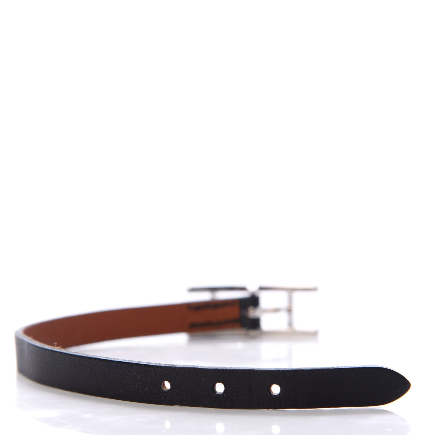 Hermes Swift Behapi Simple Tour Bracelet L Black Gold 4 of 6